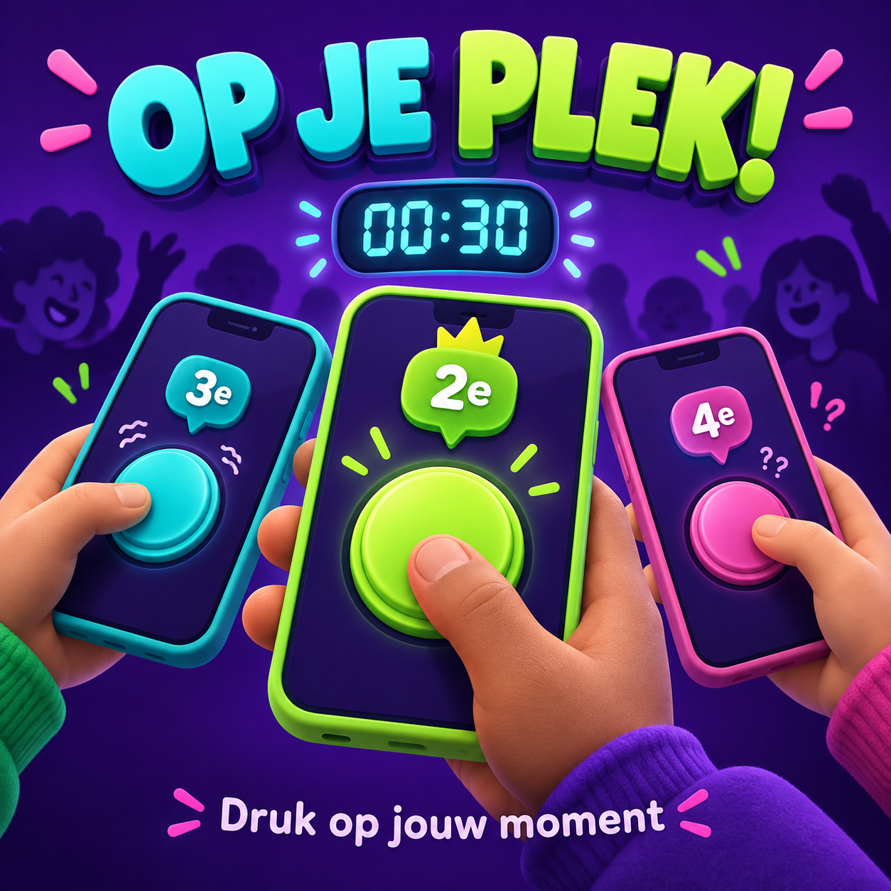 Illustratie van Op je plek!